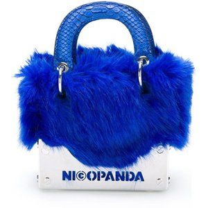 Nicopanda Muffin Top Faux fur mini bag